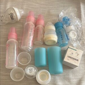 Various brand bottle bundle plus accessories